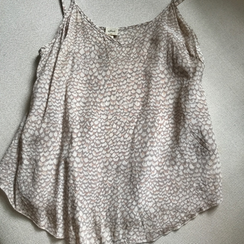Wilfred pastel pattern silk camisole